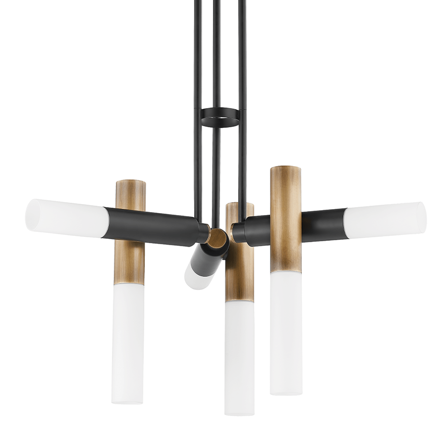 Troy Lighting Koa Chandelier Lighting troy-F8634-PBR-SBK