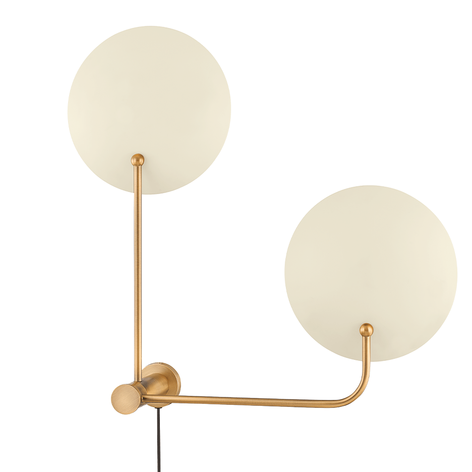 Troy Lighting Leif Double Sconce Lighting troy-PTL8141-PBR/SSD