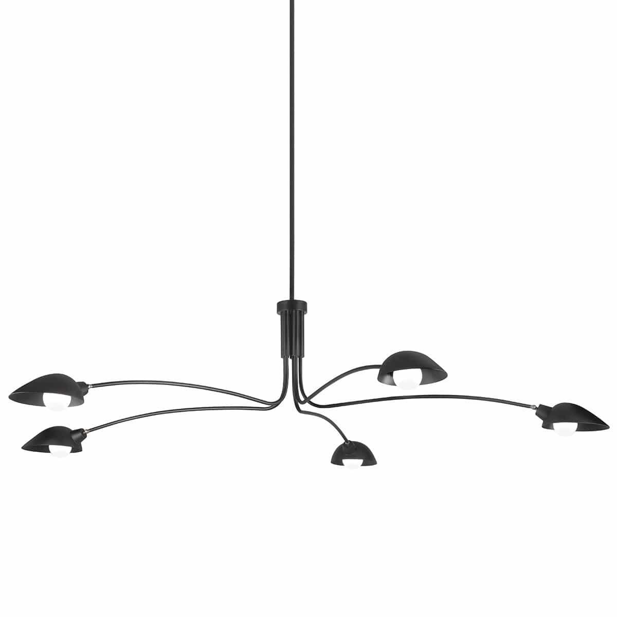 Troy Lighting Leo Chandelier Lighting troy-F7815-SBK
