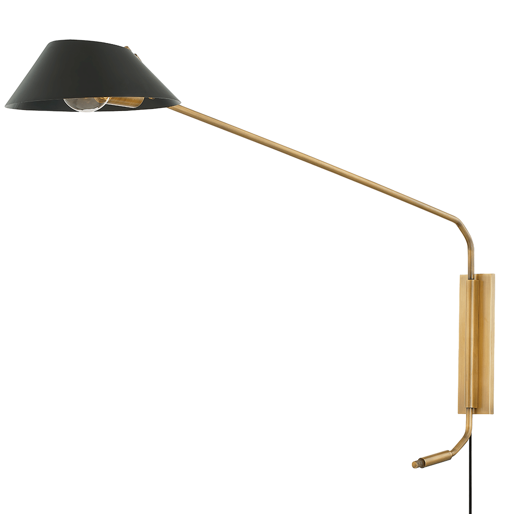 Troy Lighting Sacramento Sconce Lighting troy-PTL8128-PBR-SBK