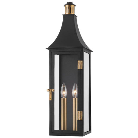 Troy Lighting Wes Outdoor Sconce Lighting troy-B7824-PBR/TBK