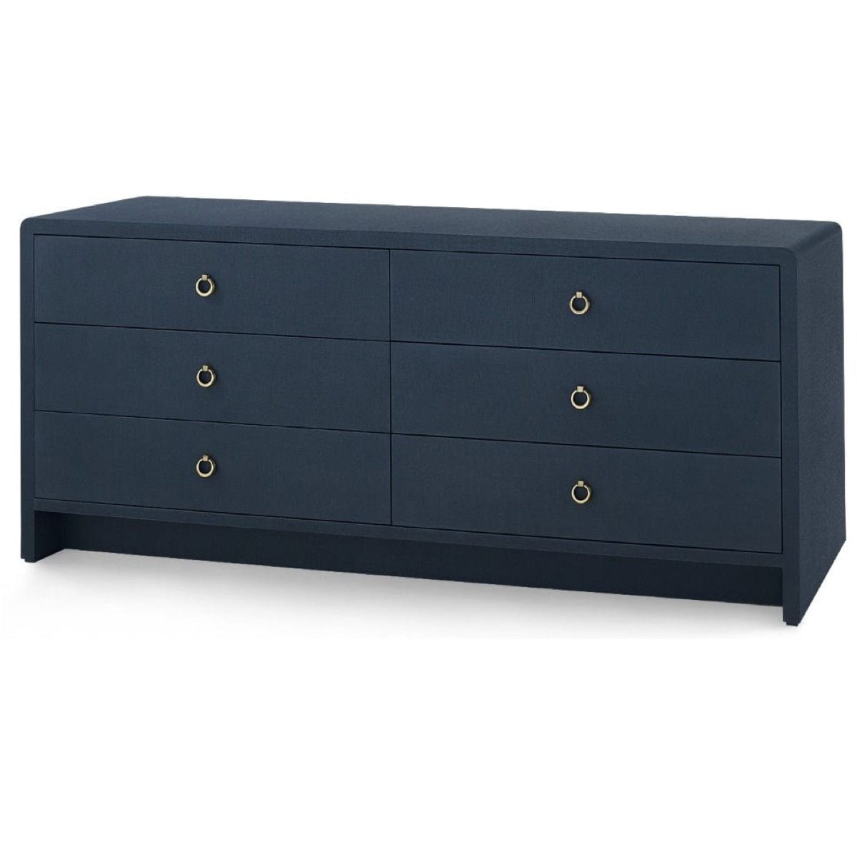 Villa & House Bryant Linen Extra Wide 6-Drawer Dresser Furniture