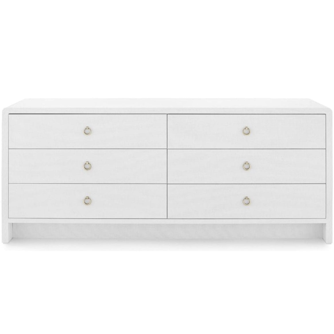 Villa & House Bryant Linen Extra Wide 6-Drawer Dresser Furniture