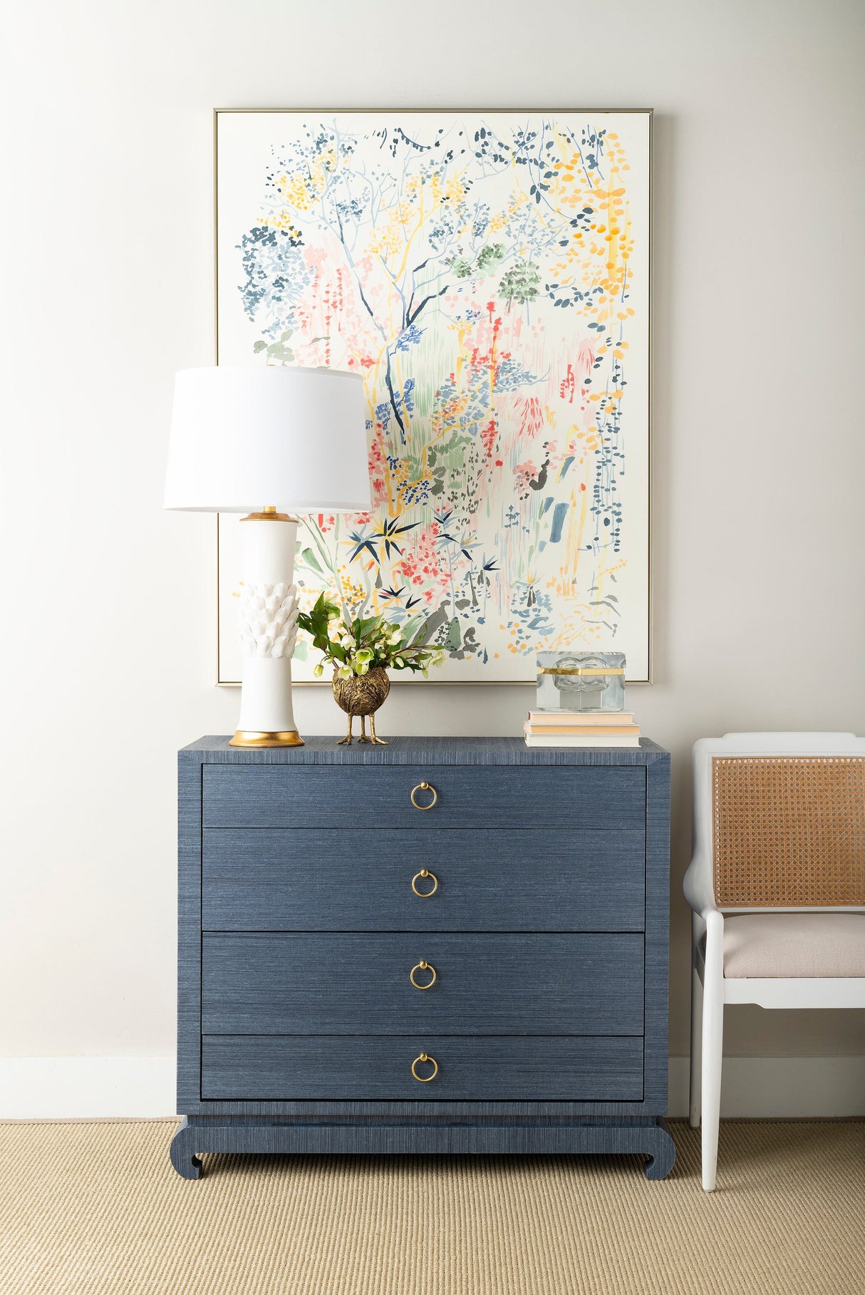 Villa & House Ming Large 4 Drawer Dresser Furniture