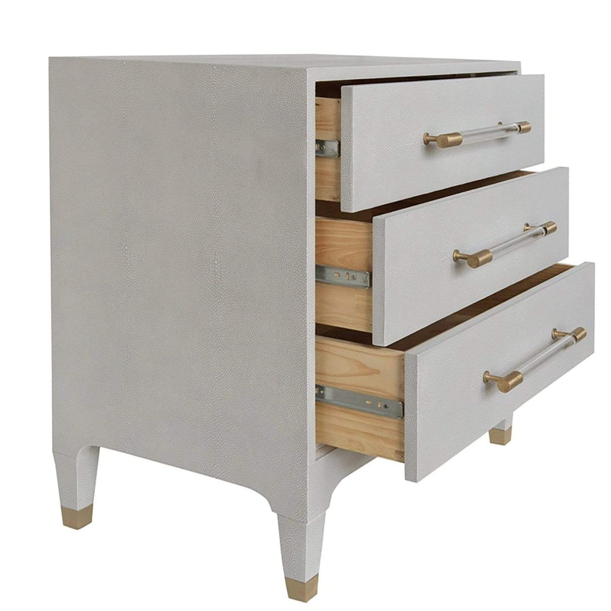 Worlds Away Amber Side Table Furniture