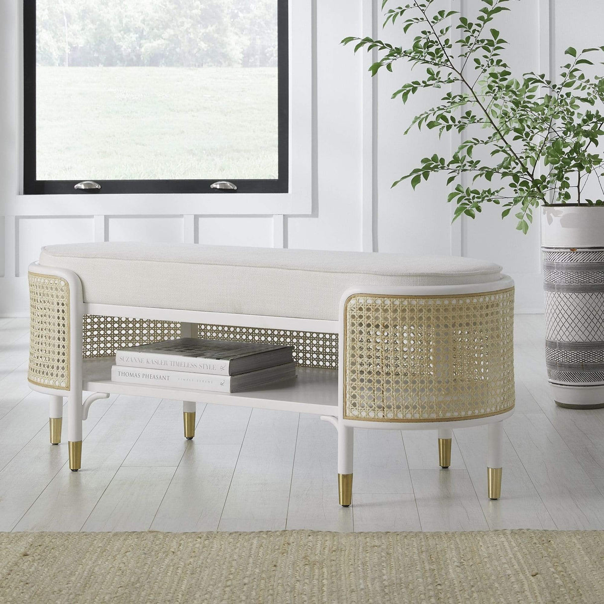 Worlds Away Beale Bench Furniture