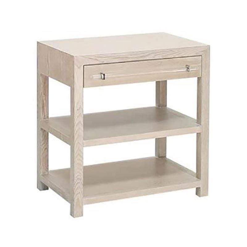Worlds Away Garbo Side Table Furniture worlds-away-GARBO-WHN 00607629017985