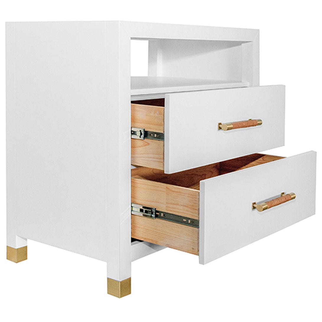 Worlds Away Hancock Side Table Furniture