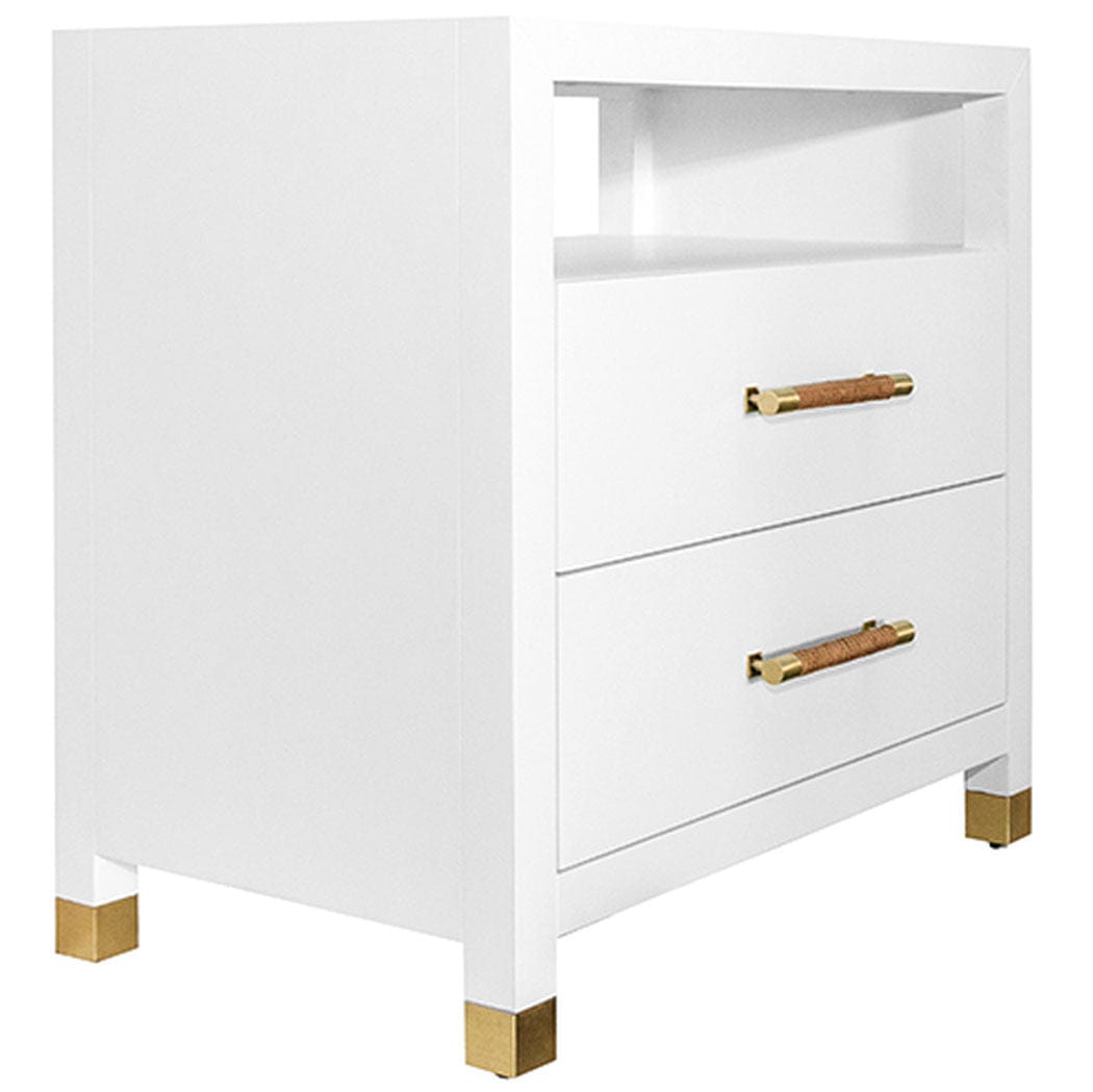 Worlds Away Hancock Side Table Furniture