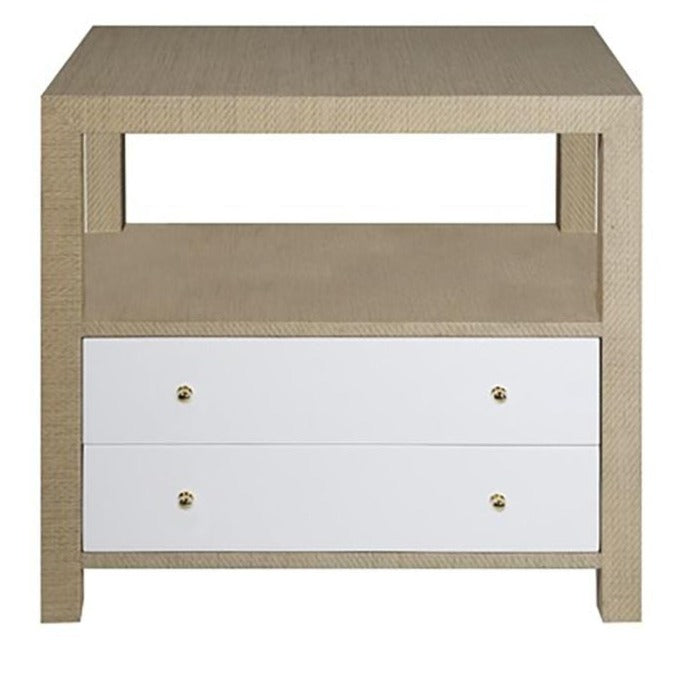 Worlds Away Hattie Side Table - Natural Furniture worlds-away-hattie-nat 00607629019019