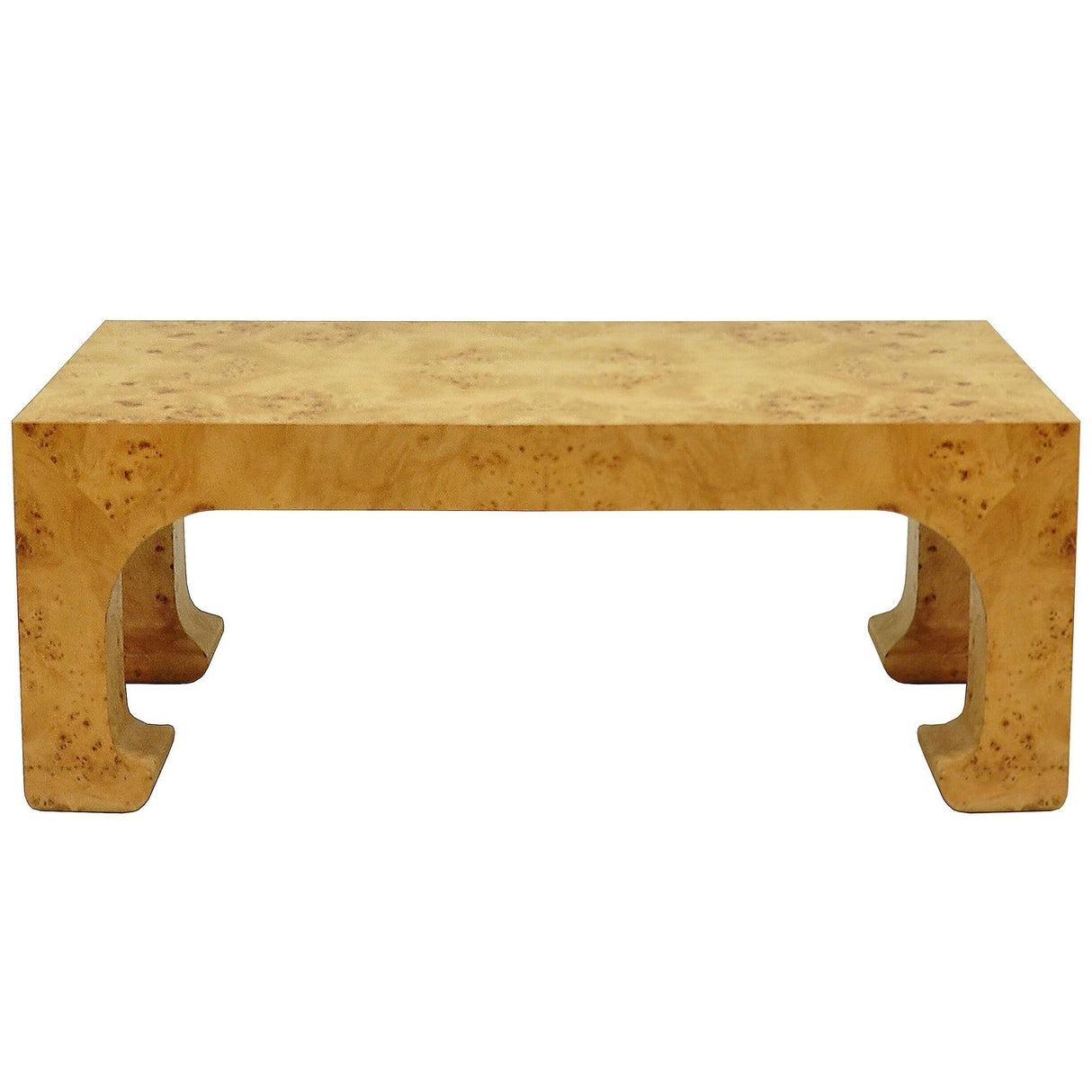 Worlds Away Nicola Coffee Table - Burl Wood Furniture worlds-away-NICOLA BW