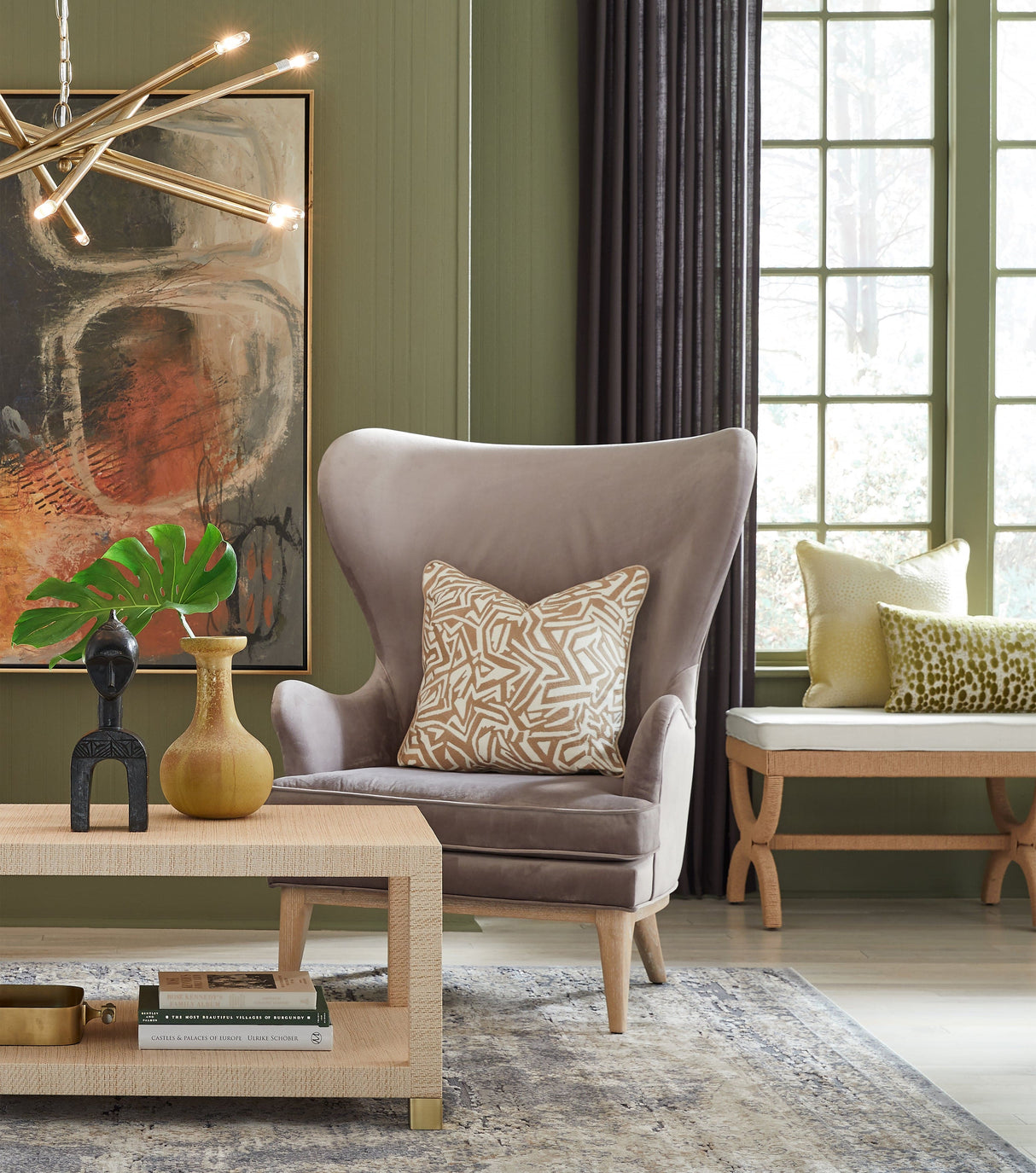 Worlds Away Patricia Coffee Table Furniture