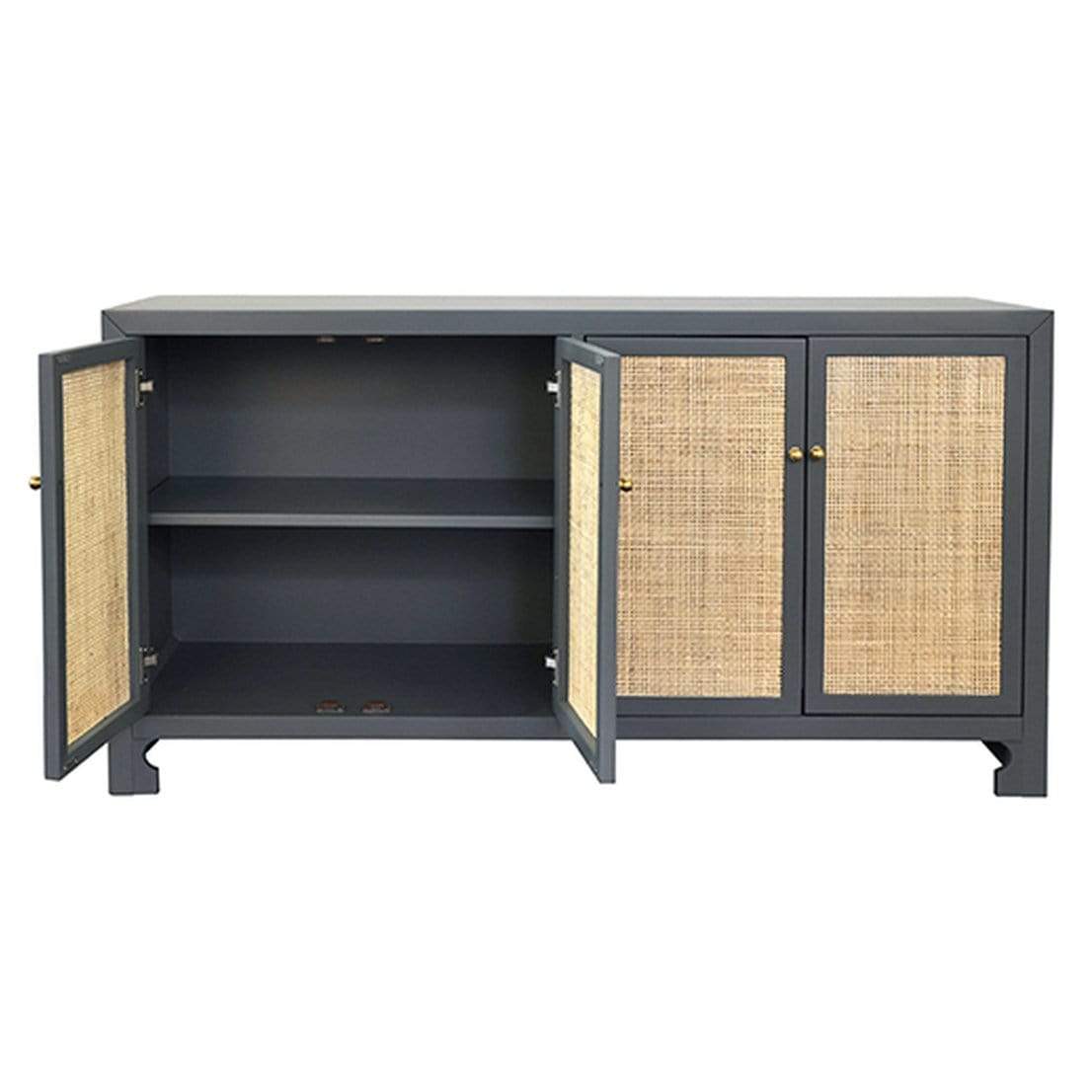 Worlds Away Sofia Cabinet - White Furniture