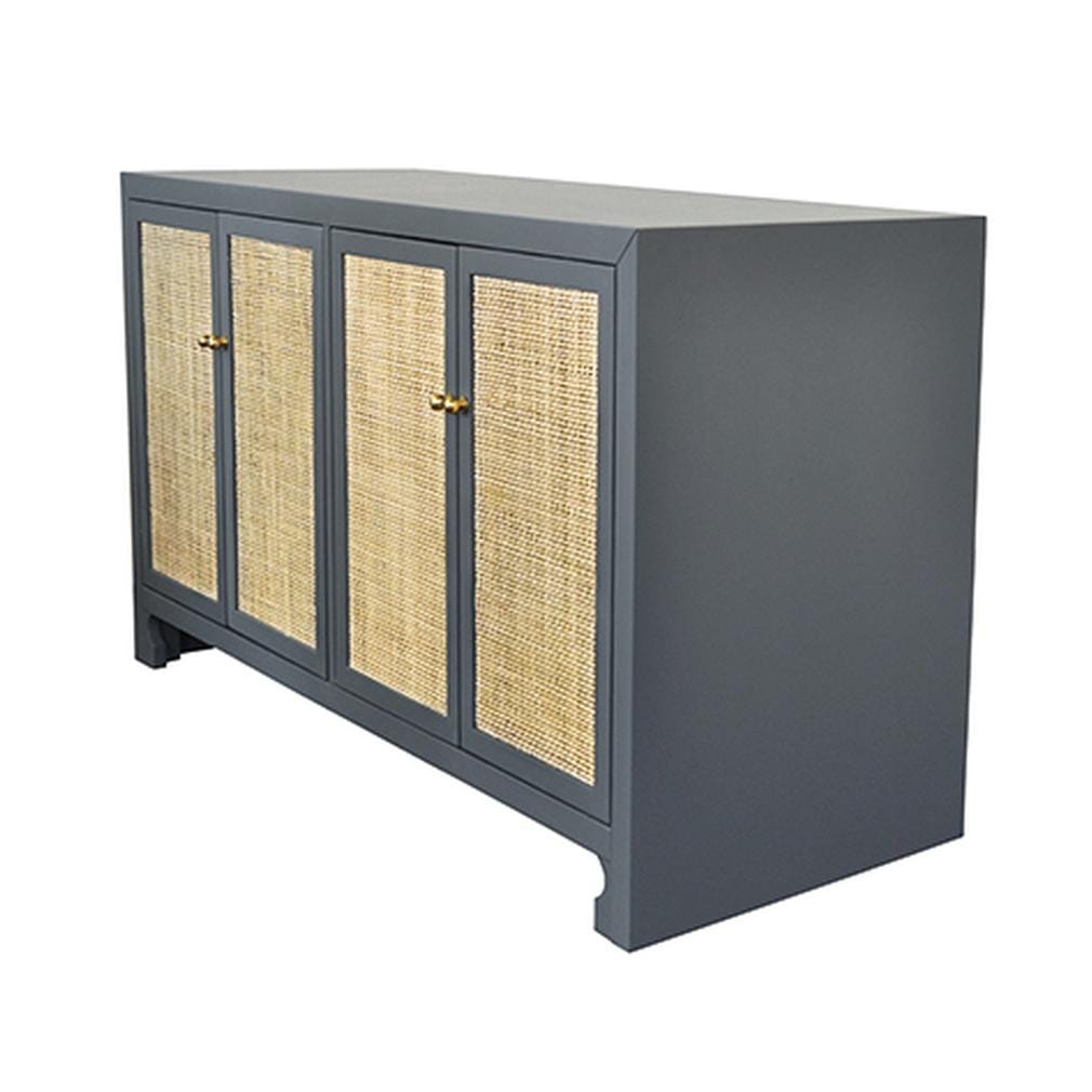 Worlds Away Sofia Cabinet - White Furniture