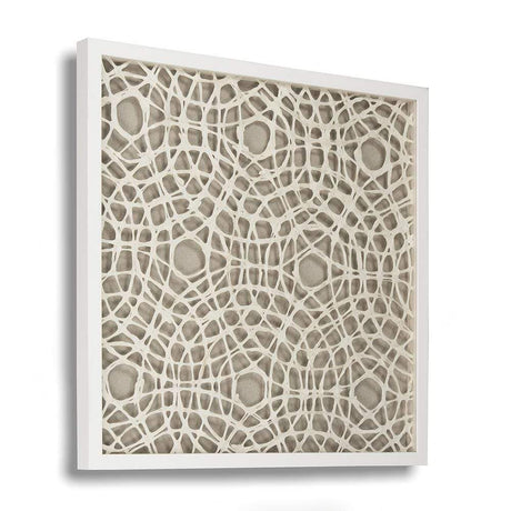 Zentique Abstract Paper Framed Art Pillow & Decor Zentique-ZEN21817B