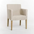 Zentique Avignon Slipcover Armchair Furniture Zentique-XL2001-Arm-Chair-E255-A003