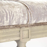 Zentique Louis Tufted Bench - Oak Furniture Zentique-CFH034-3-309-A