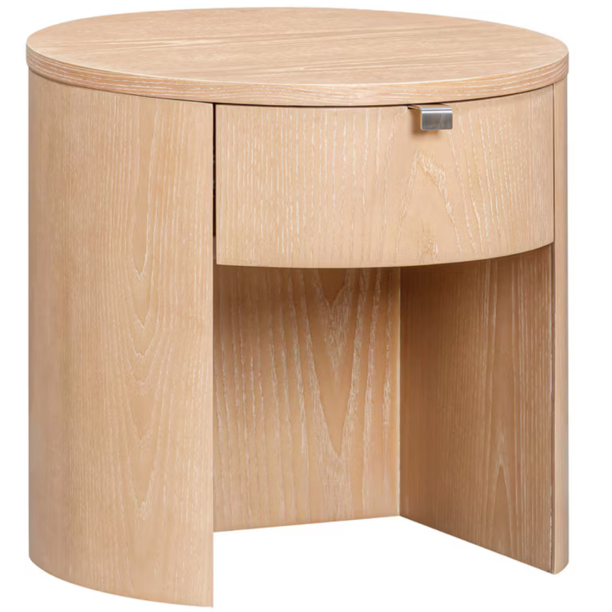 Terra Wood Round Nightstand