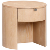 Terra Wood Round Nightstand