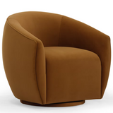 Joshua Velvet Swivel Chair