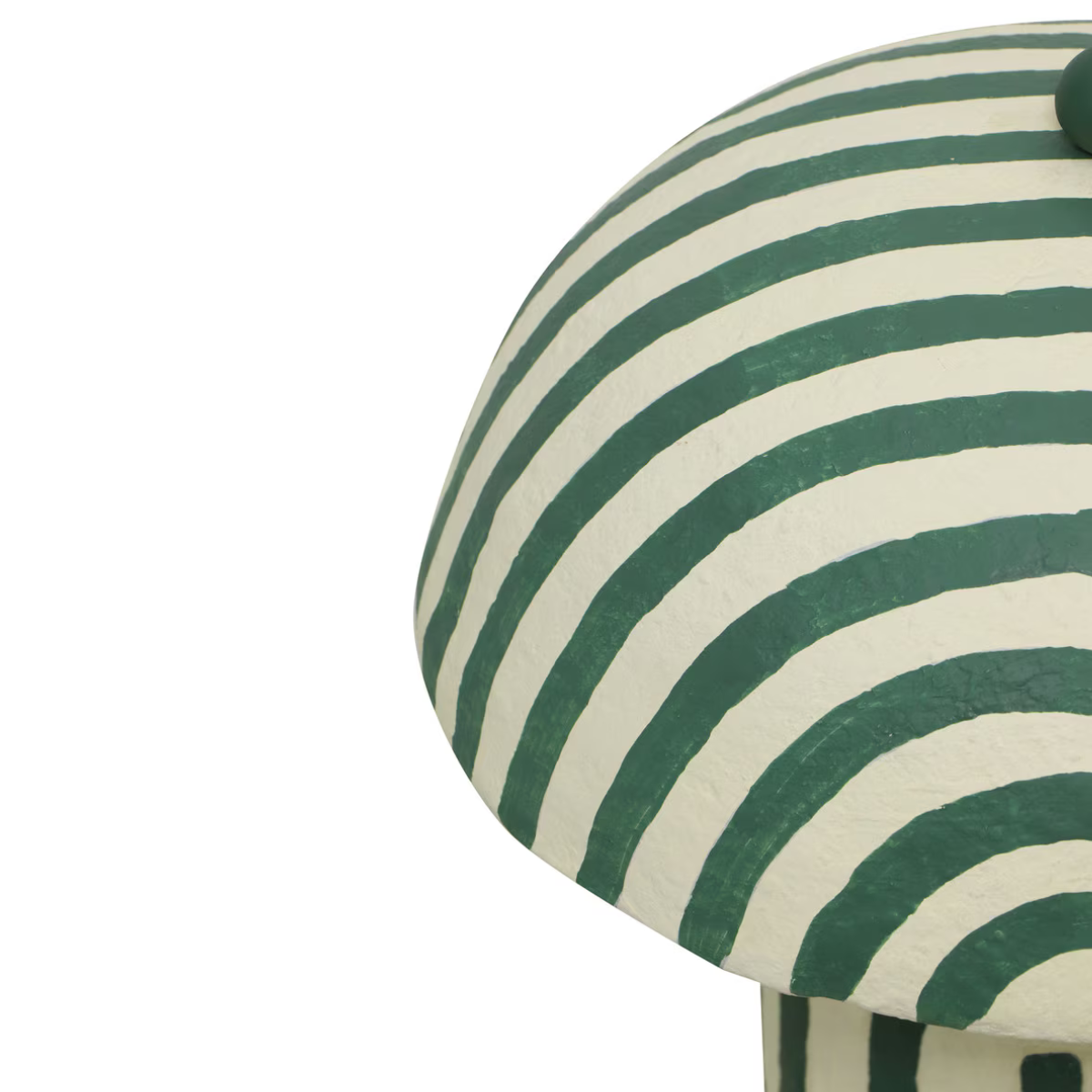 Maiori Striped Papier Mache Table Lamp