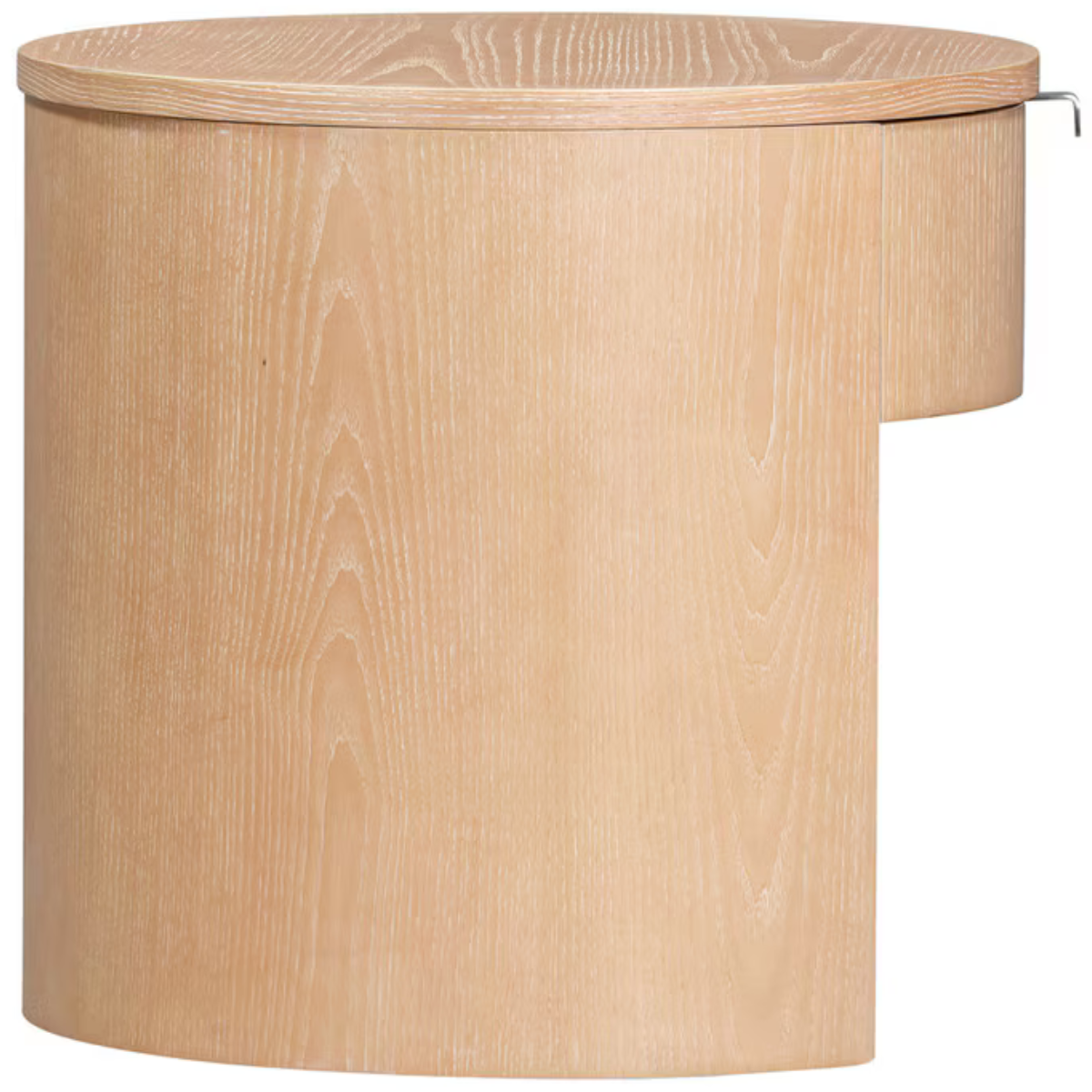 Terra Wood Round Nightstand