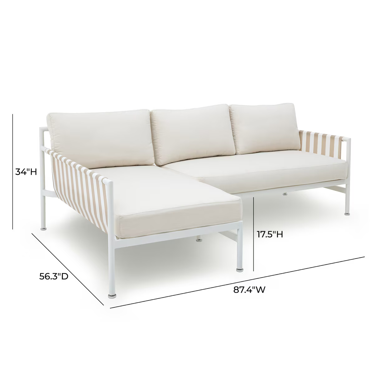 Cora Cream Outdoor Sectional