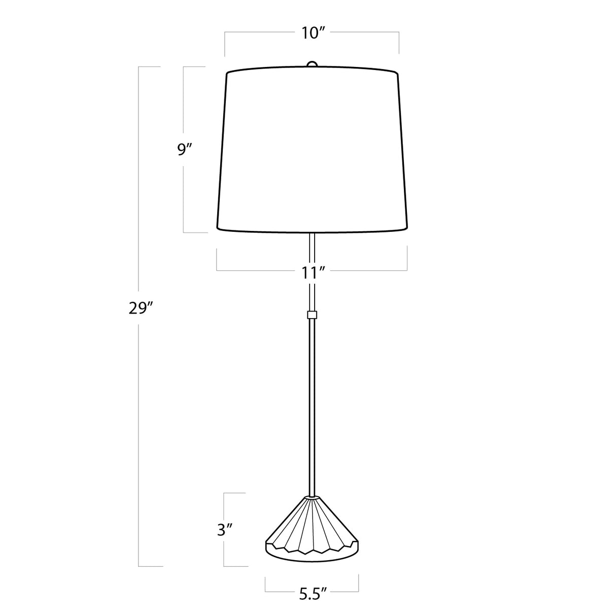 Parasol Table Lamp