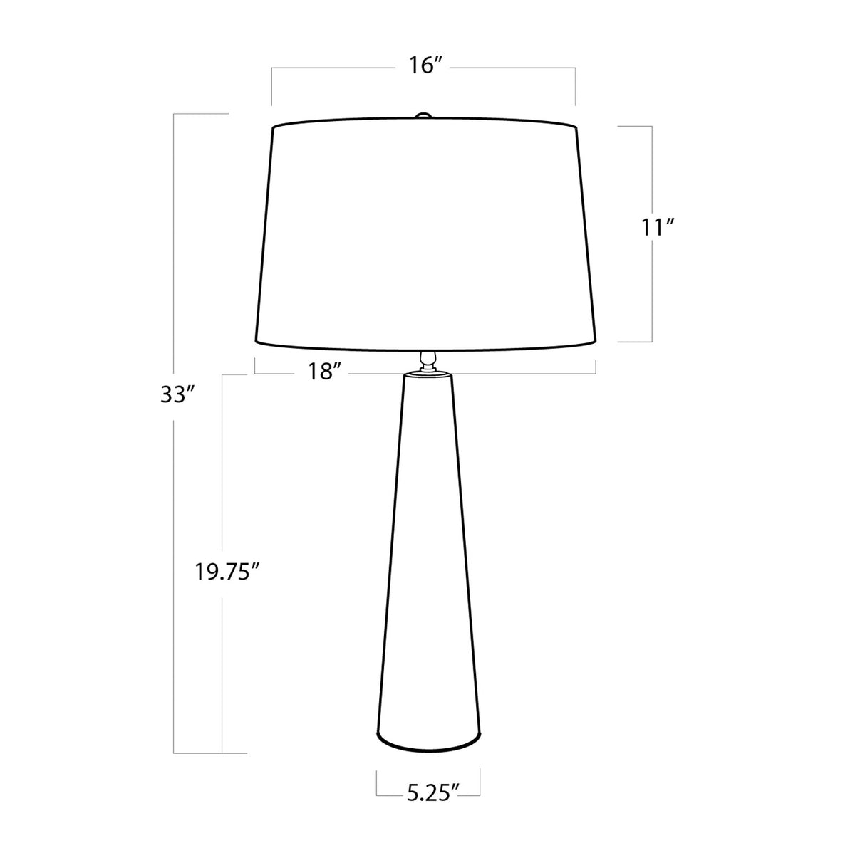 Odessa Large Crystal Table Lamp