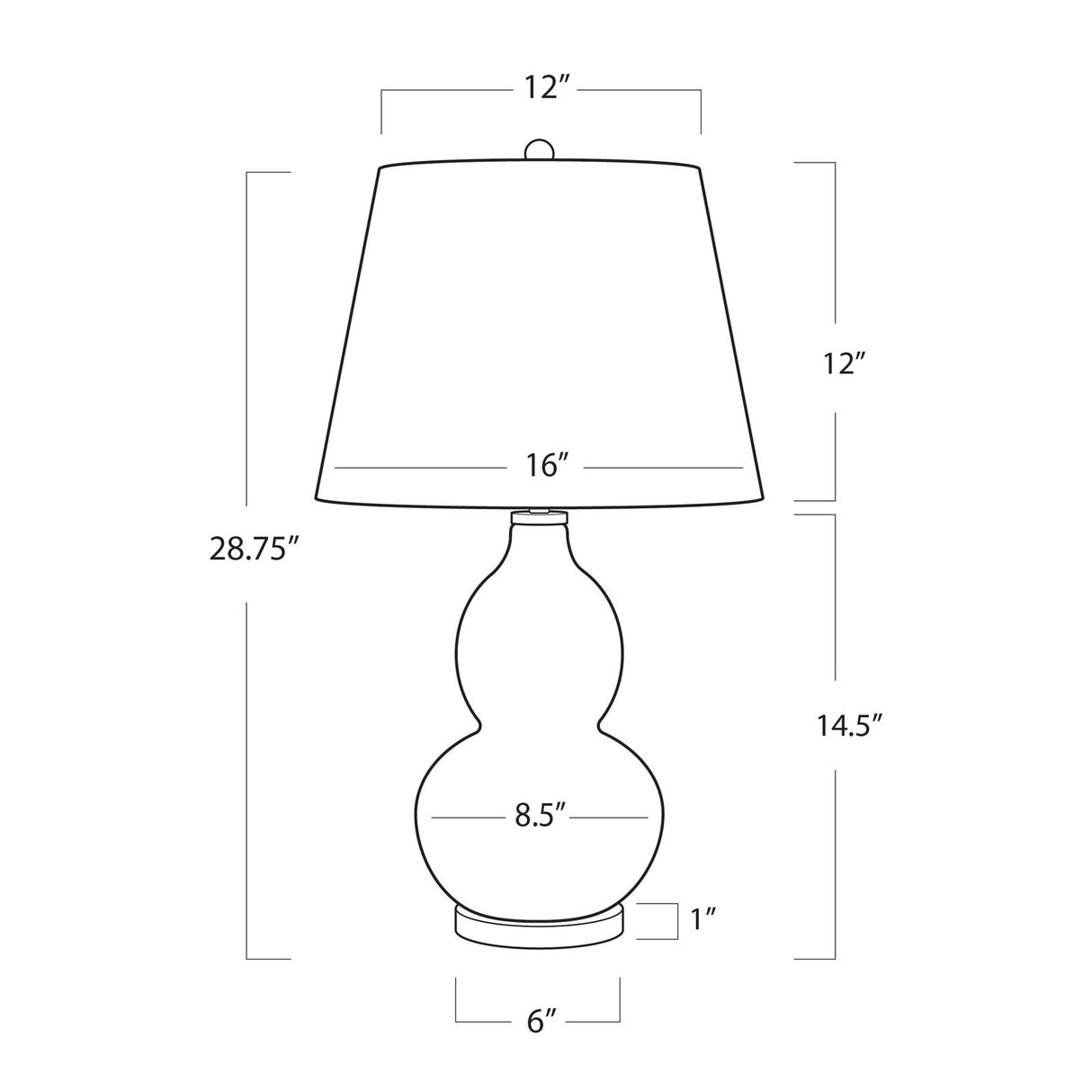 June Ceramic Table Lamp