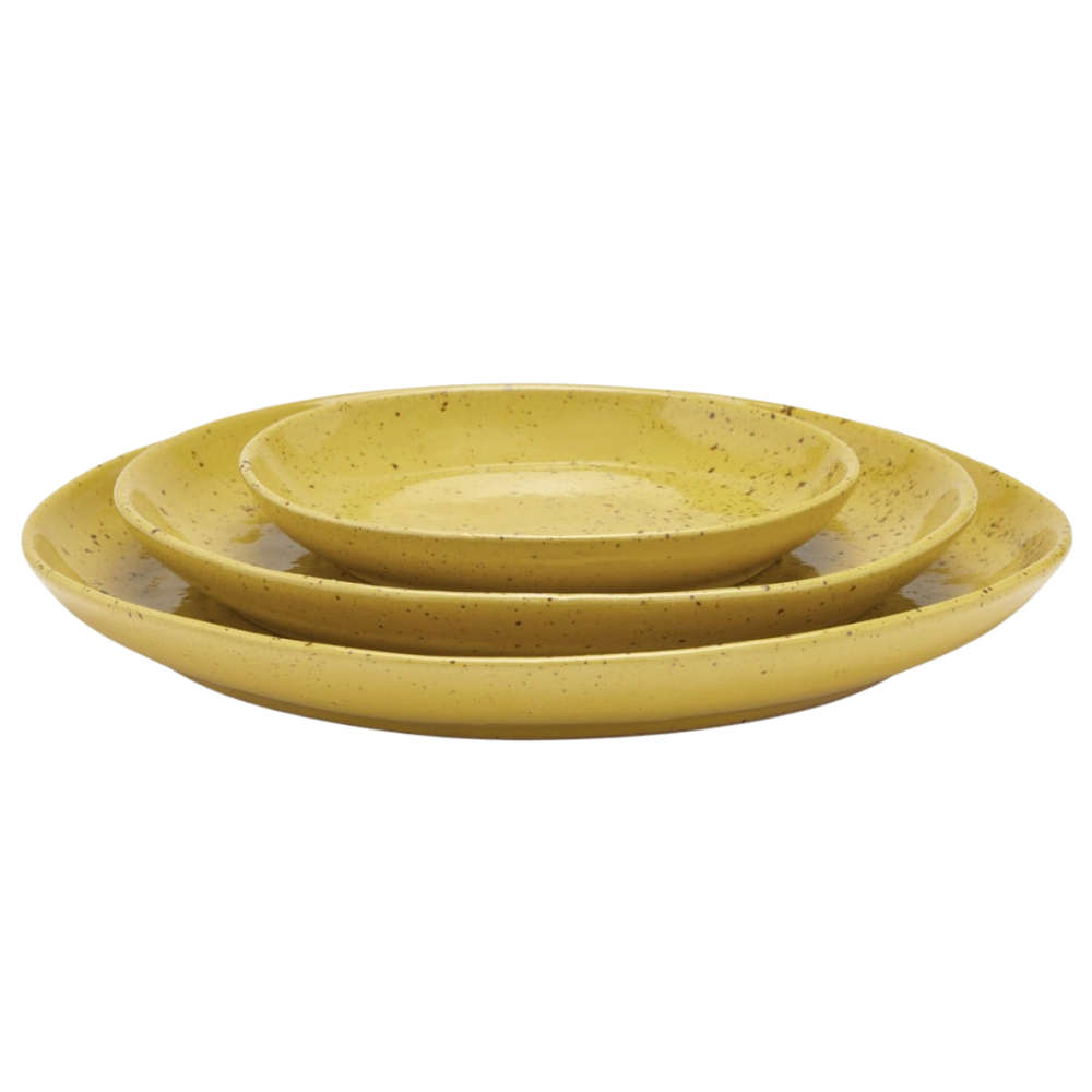 Marcus Chartreuse Salt Glaze Dinnerware (Pack of 4)