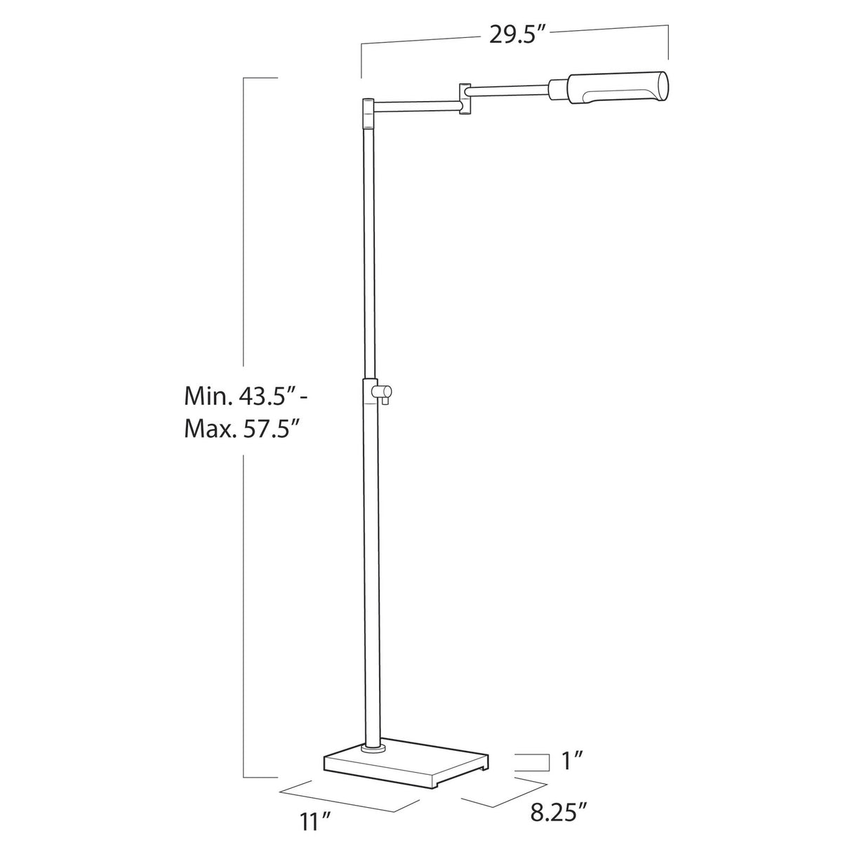 Noble Floor Task Reading Lamp