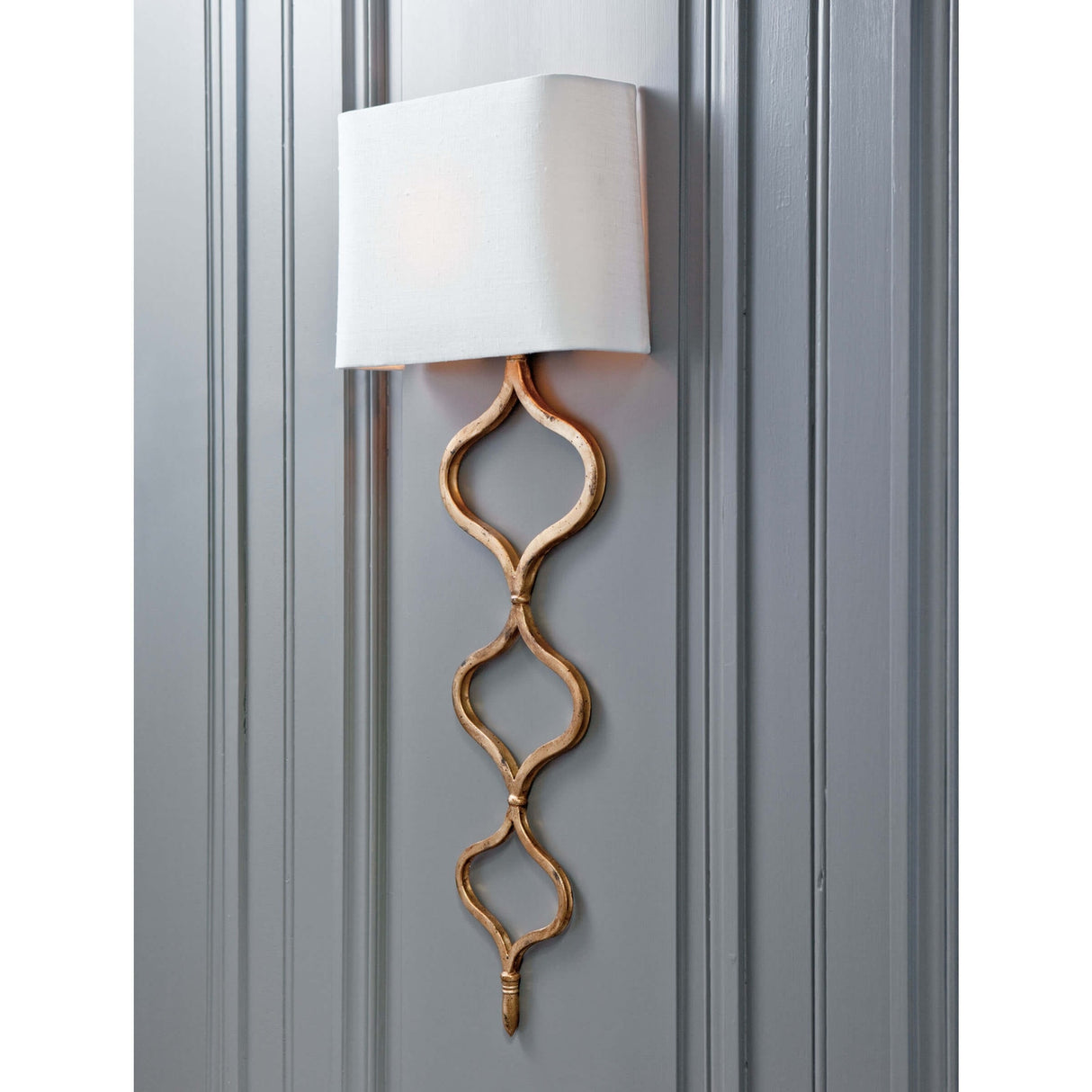 Sinuous Metal Sconce