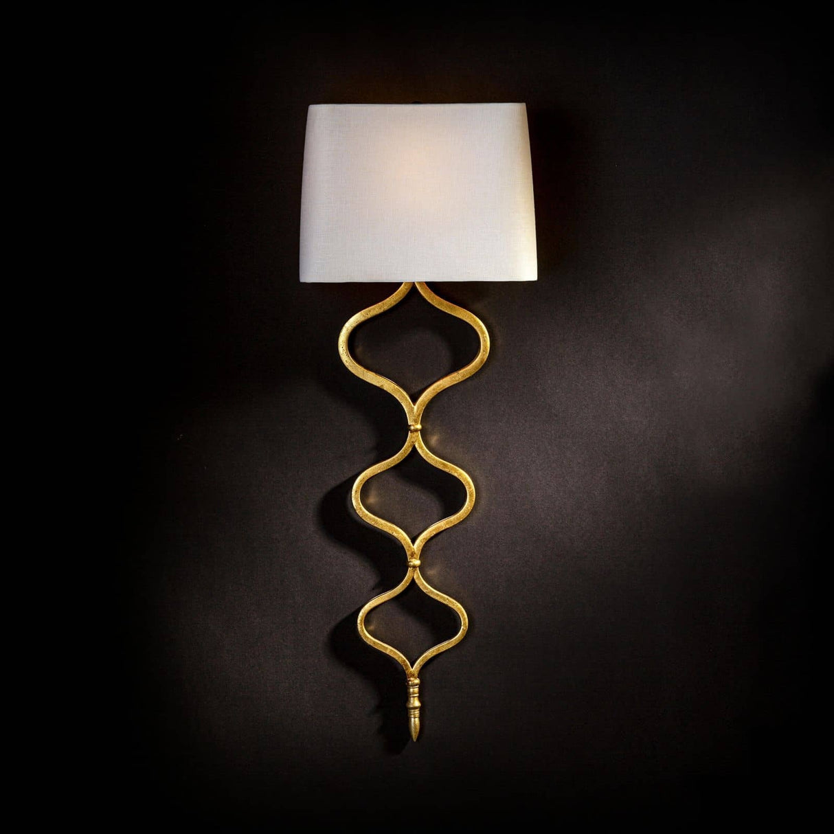 Sinuous Metal Sconce