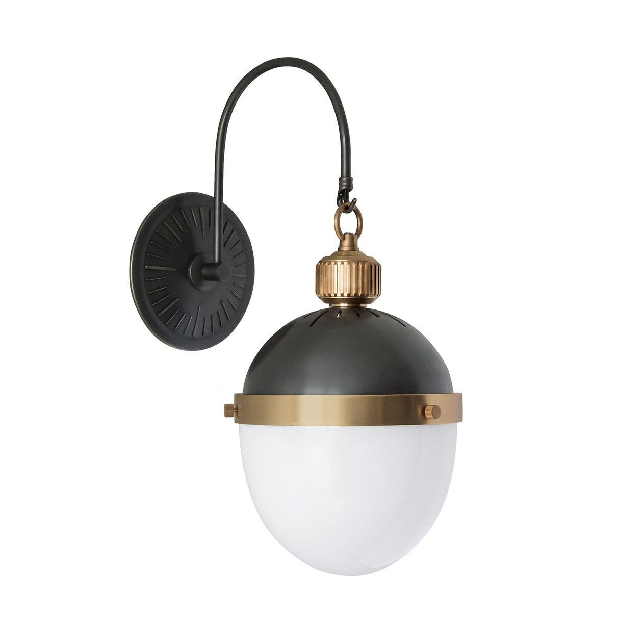 Otis Sconce - Blackened Brass & Natural Brass