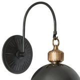 Otis Sconce - Blackened Brass & Natural Brass