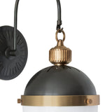 Otis Sconce - Blackened Brass & Natural Brass