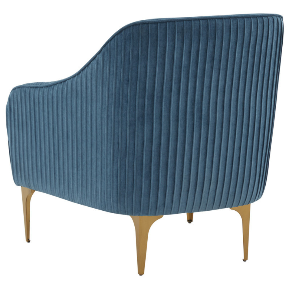 Kim Velvet Accent Chair