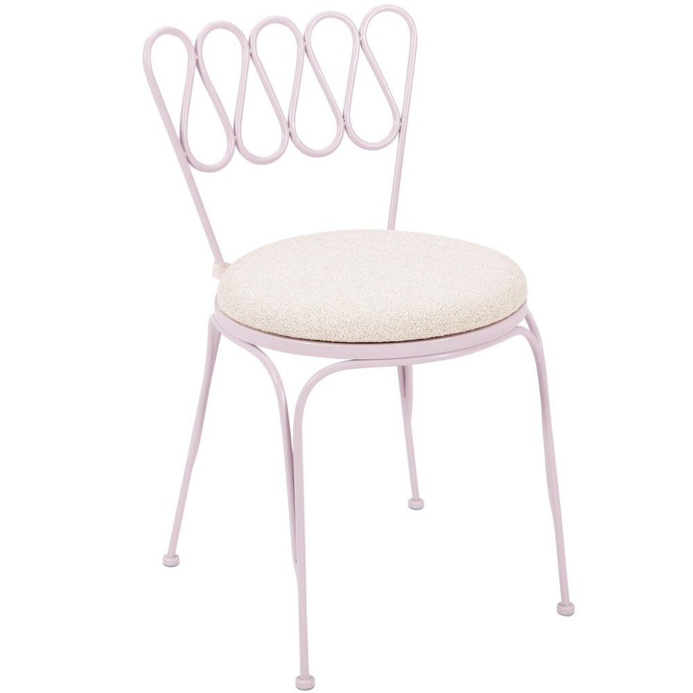 Marta Wrought Iron Outdoor Chair