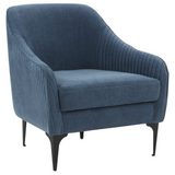 Kim Velvet Accent Chair