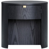 Terra Wood Round Nightstand