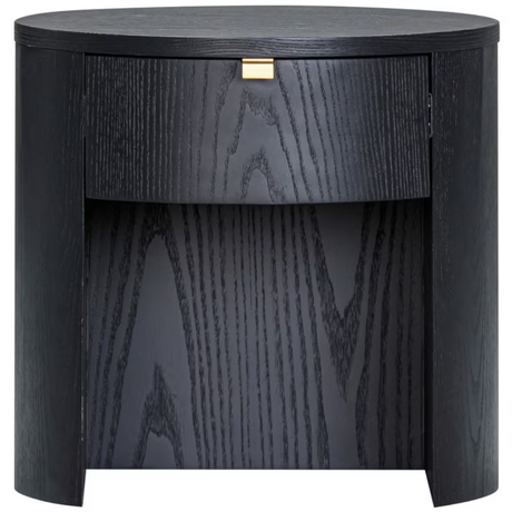 Terra Wood Round Nightstand