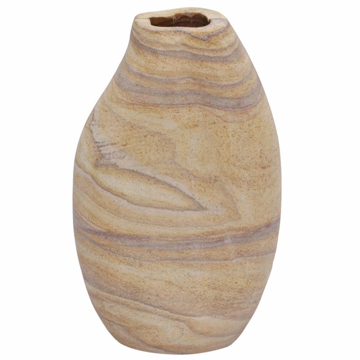 Victoria Sandstone Curved Vase