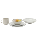 Tessa Gray Speckle Dinnerware (Pack of 4)