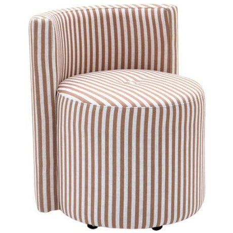 Melissa Striped Rolling Desk Chair