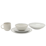 Tessa Gray Speckle Dinnerware (Pack of 4)