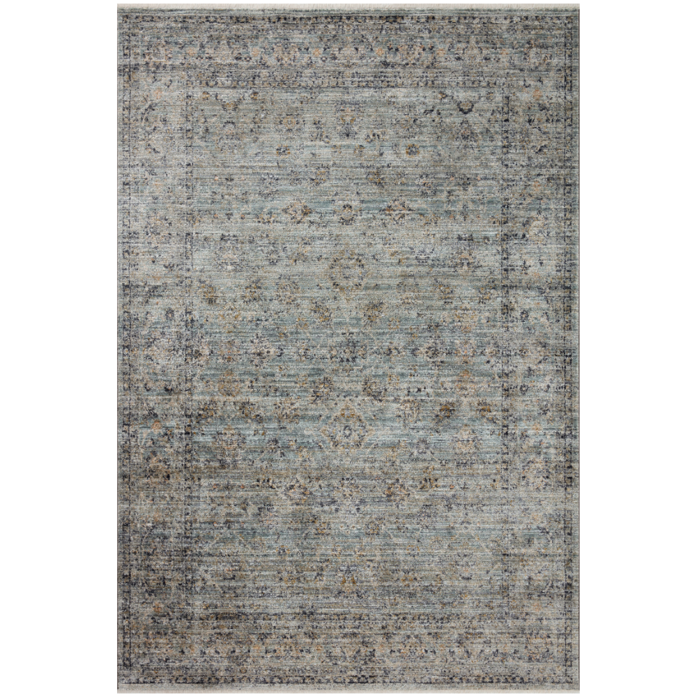 Jean Stoffer x Loloi Katherine Rug - Ocean/Gold