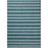 Easton Indoor/Outdoor Teal/Fog Rug