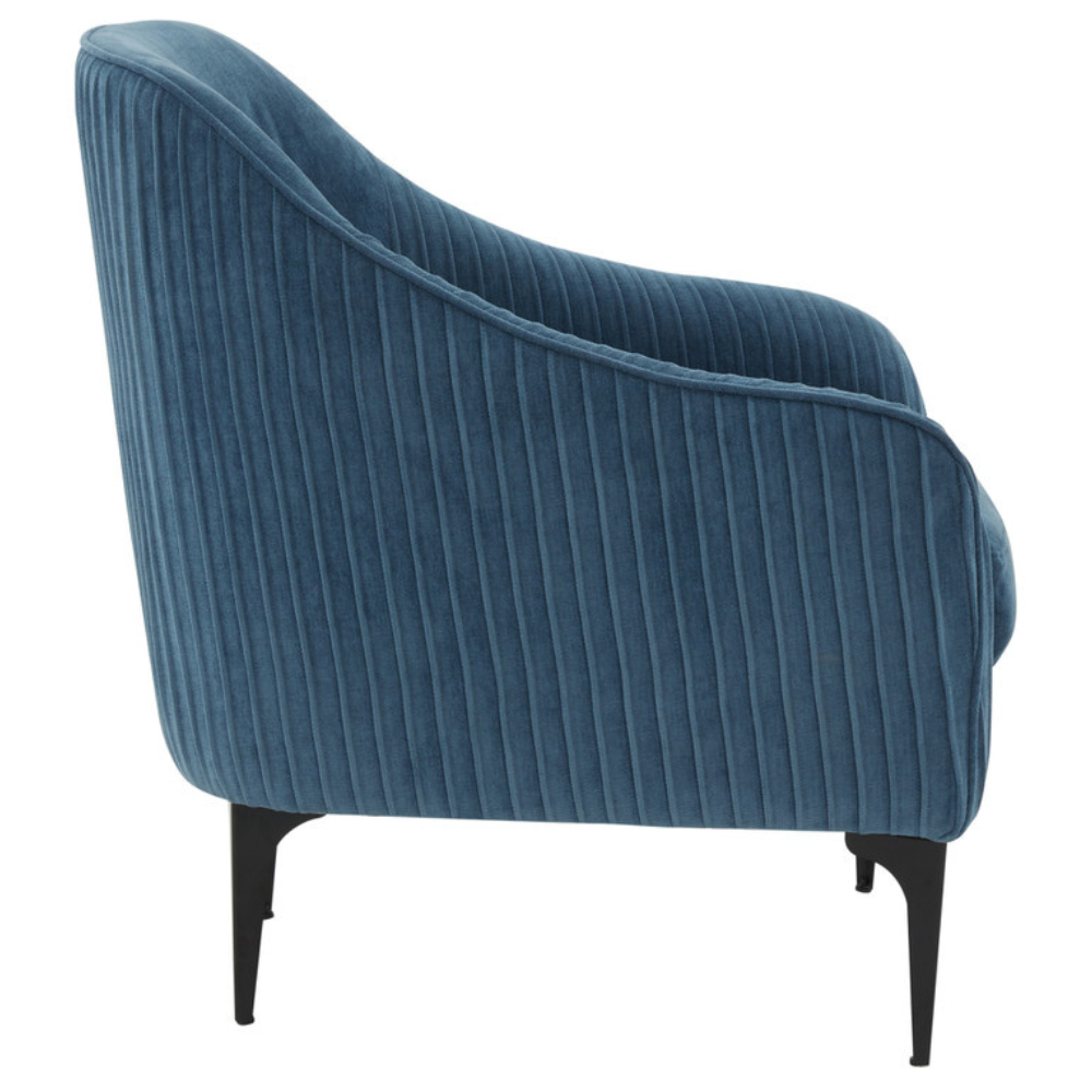 Kim Velvet Accent Chair