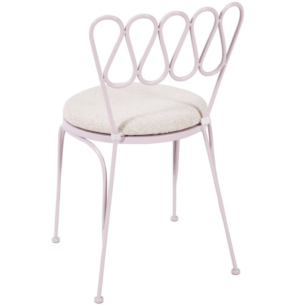 Marta Wrought Iron Outdoor Chair